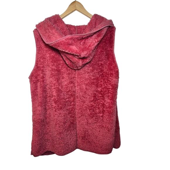 Zenana Outfitters Sleeveless Sherpa Vest Shacket
Pockets Hoodie Women's Small - Picture 2 of 5